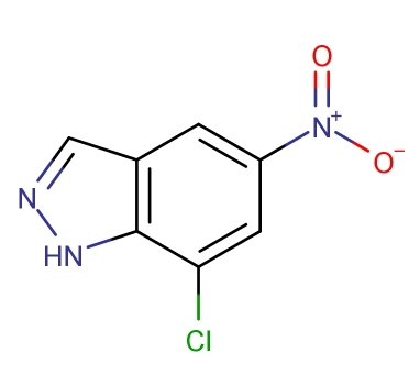 7-氯-5-硝基-1H-苯并咪唑,7-Chloro-5-nitro-1H-indazole