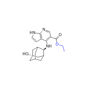 吡西替尼雜質(zhì)03,ethyl 4-(((1R,2s,3S,5s,7s)-5-hydroxyadamantan-2-yl)amino)-1H-pyrrolo[2,3-b]pyridine-5-carboxylate