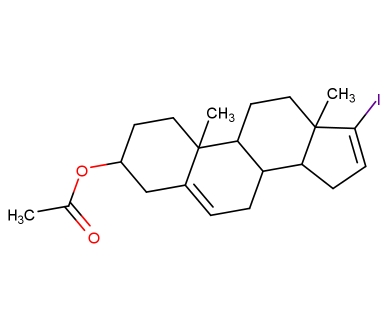 17-碘雄甾-5,16-二烯-3BETA-醇乙酸酯,17-Iodoandrosta-5,16-dien-3beta-ol 3-acetate