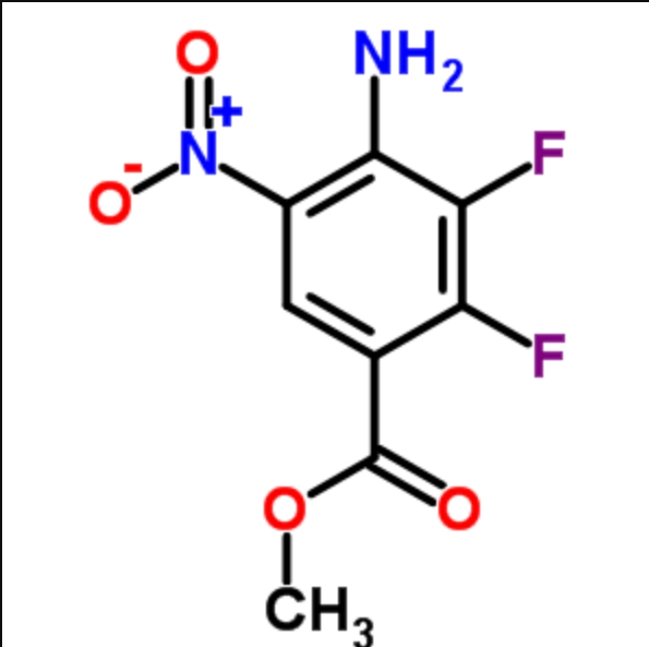 4-氨基-2,3-二氟-5-硝基苯甲酸甲酯,METHYL 4-AMINO-2,3-DIFLUORO-5-NITROBENZOATE