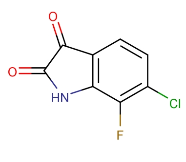 6-氯-7-氟靛紅,6-chloro-7-fluoroindoline-2,3-dione