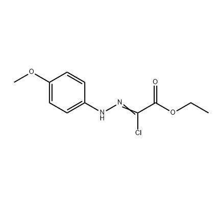 [(4-甲氧基苯基)肼基]氯乙酸乙酯,2-chloro-2-[2-(4-methoxyphenyl)hydrazinylidene] Apixaban Impurity 18