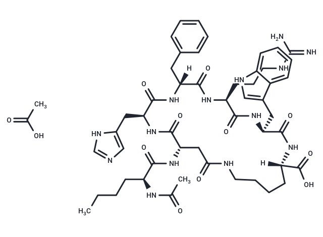 化合物bremelanotide,Bremelanotide Acetate