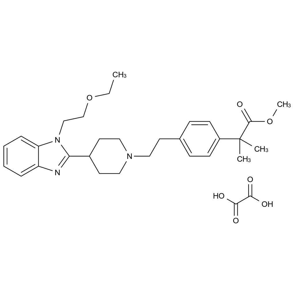 比拉斯汀雜質(zhì)8草酸鹽,Bilastine Impurity 8 Oxalate