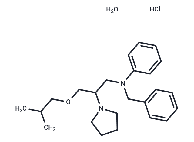 化合物 Bepridil hydrochloride hydrate,Bepridil hydrochloride hydrate