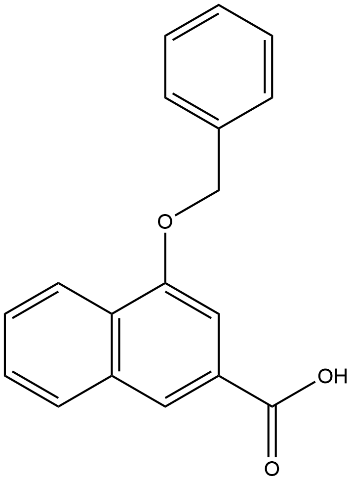 4-(芐氧基)萘-2-羧酸,4-(benzyloxy)naphthalene-2-carboxylic acid