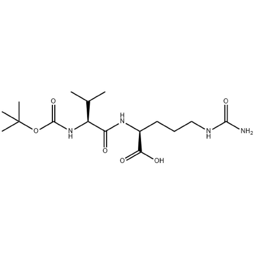 (S)-2-((S)-2-((叔丁氧基羰基)氨基)-3-甲基丁酰胺基)-5-脲基戊酸,(2S)-2-[(2S)-2-{[(tert-butoxy)carbonyl]amino}-3-methylbutanamido]-5-(carbamoylamino)pentanoic acid