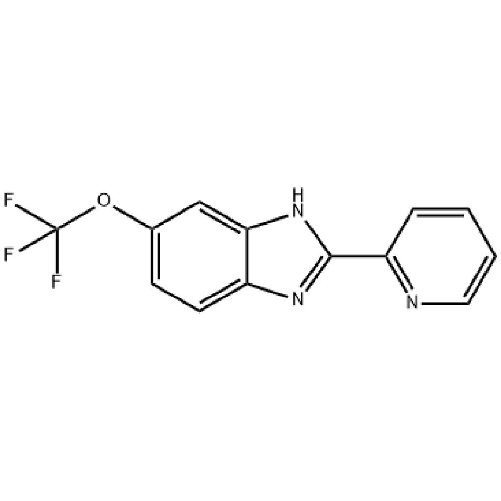 化合物AI-10-47,1H-Benzimidazole, 2-(2-pyridinyl)-6-(trifluoromethoxy)-