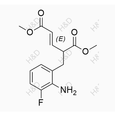 來(lái)特莫韋雜質(zhì)8,(E)-dimethyl 4-(2-amino-3-fluorobenzyl)pent-2-enedioate