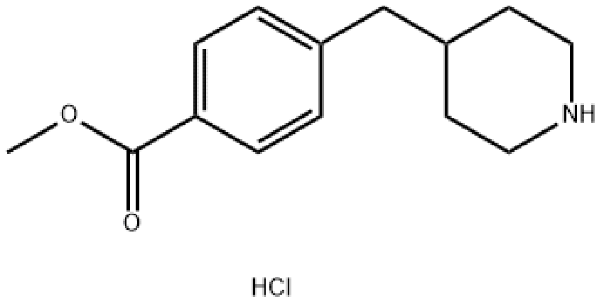 4-(哌啶-4-基甲基)苯甲酸甲酯鹽酸鹽,4-PIPERIDIN-4-YLMETHYL-BENZOIC ACID METHYL ESTER HCL