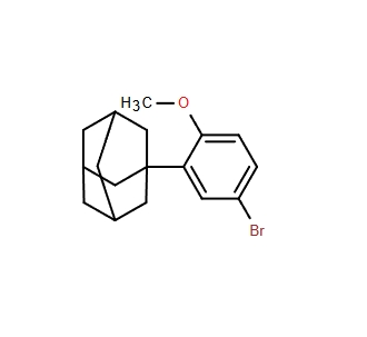 2-(1-金剛烷基)-4-溴苯甲醚,1-(5-Bromo-2-methoxy-phenyl)adamantane