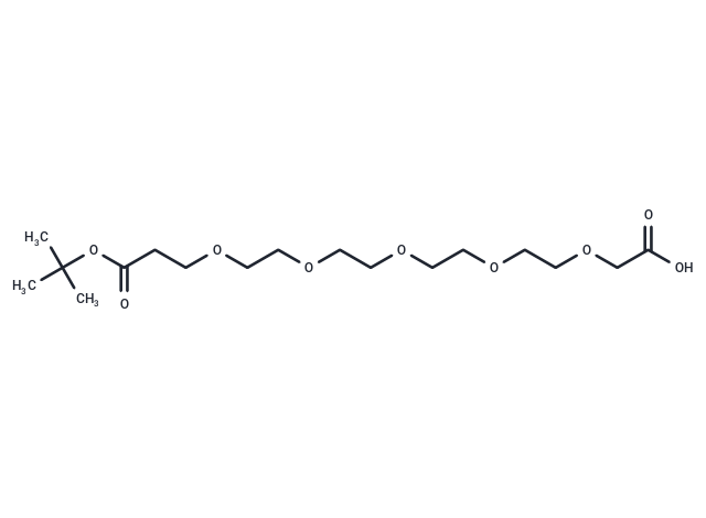 化合物Acid-C1-PEG5-Boc,Acid-C1-PEG5-Boc