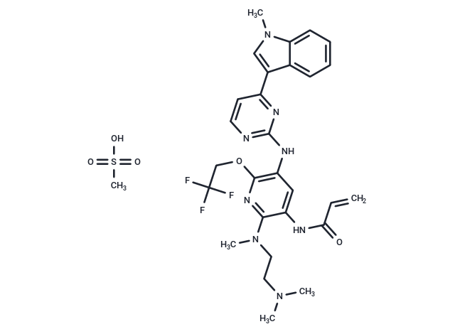 甲磺酸伏美替尼,Alflutinib mesylate