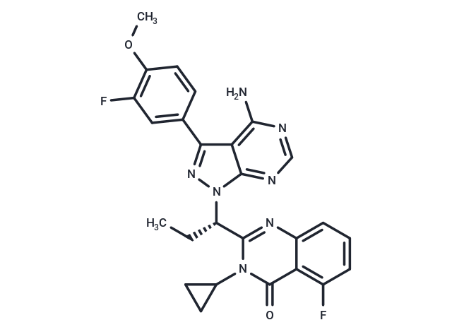 化合物 IHMT-PI3Kδ-372 S-isomer,IHMT-PI3Kδ-372 S-isomer