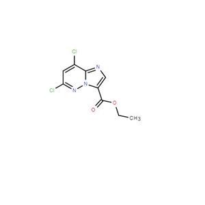 6,8-二氯咪唑并[1,2-b]噠嗪-3-羧酸乙酯,ethyl 6,8-dichloroimidazo[1,2-b]pyridazine-3-carboxylate