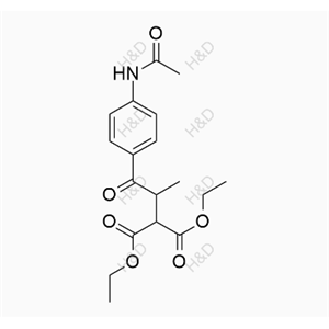 diethyl 2-(1-(4-acetamidophenyl)-1-oxopropan-2-yl)malonate	盐酸格拉司琼杂质5	81937-39-5