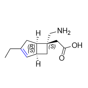 米洛巴林雜質(zhì)04,2-((1S,5R,6S)-6-(aminomethyl)-3-ethylbicyclo[3.2.0]hept-2-en-6-yl)acetic acid