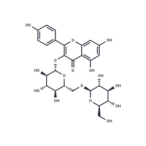 山柰酚 3-龍膽雙糖苷,Kaempferol 3-O-gentiobioside