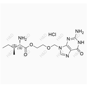 Valaciclovir EP Impurity J(Hydrochloride)	伐昔洛韋EP雜質(zhì)J(鹽酸鹽)