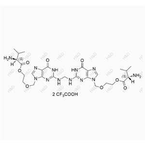 Valaciclovir EP Impurity P(Ditrifluoroacetate)	伐昔洛韋EP雜質P(雙三氟乙酸鹽)