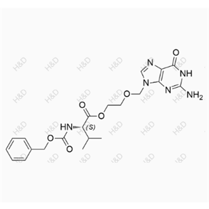 伐昔洛韋雜質(zhì)11,(S)-2-((2-amino-6-oxo-1H-purin-9(6H)-yl)methoxy)ethyl 2-(((benzyloxy)carbonyl)amino)-3-methylbutanoate