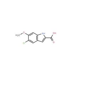 5-氯-6-甲氧基-1H-吲哚-2-羧酸,1H-Indole-2-carboxylic acid, 5-chloro-6-methoxy-