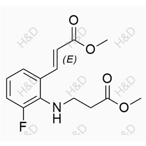 來特莫韋雜質(zhì)9,(E)-methyl 3-(3-fluoro-2-((3-methoxy-3-oxopropyl)amino)phenyl)acrylate