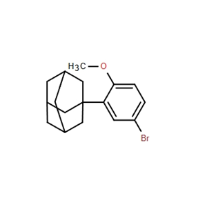 2-(1-金剛烷基)-4-溴苯甲醚,1-(5-Bromo-2-methoxy-phenyl)adamantane