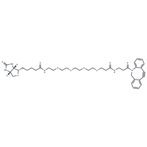 化合物 DBCO-PEG4-Biotin,DBCO-PEG4-Biotin