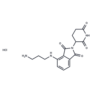 化合物Pomalidomide-C3-NH2 hydrochloride|T40002|TargetMol