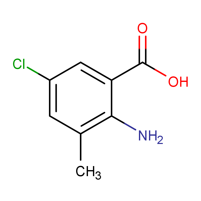 5-氯-3-甲基-2-氨基苯甲酸,2-Amino-5-chloro-3-methylbenzoic acid