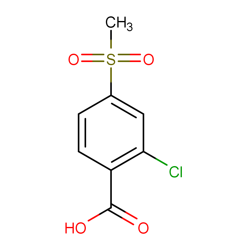 2-氯-4-甲砜基苯甲酸,2-Chloro-4-methylsulphonylbenzoic acid