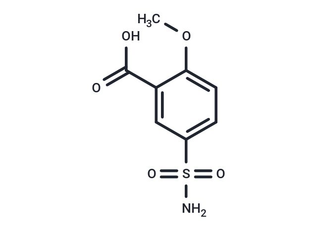 舒必利雜質D,2-Methoxy-5-sulfamoylbenzoic acid