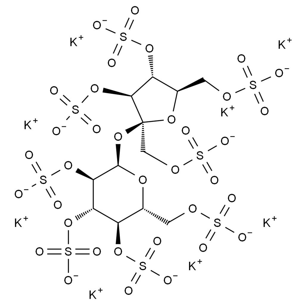 蔗糖八硫酸酯鉀,Sucrose Octasulfate Potassium Salt