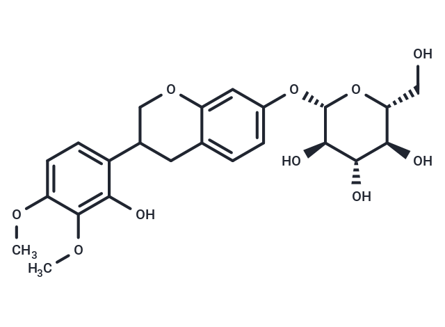 化合物 (Iso)-Isomucronulatol 7-O-glucoside,(Iso)-Isomucronulatol 7-O-glucoside