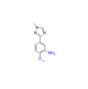 氘可來昔替尼雜質(zhì)26,2-methoxy-5-(1-methyl-1H-1,2,4-triazol-3-yl)aniline