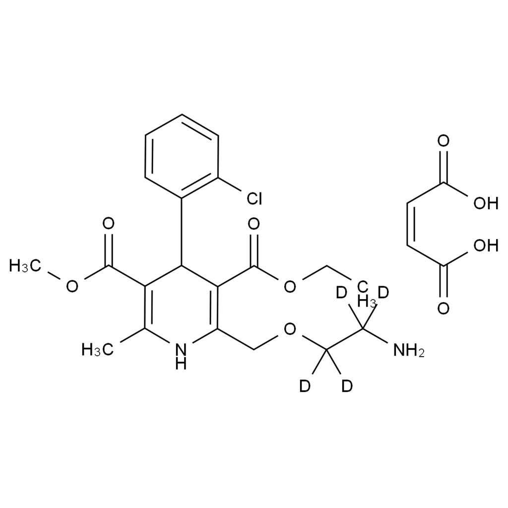 氨氯地平-d4 馬來(lái)酸鹽,Amlodipine-d4 Maleate