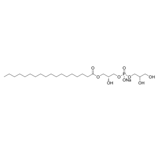 1-硬脂酰基-2-羥基-sn-甘油-3-磷酸-(1'-rac-甘油)(鈉鹽),1-stearoyl-2-hydroxy-sn-glycero-3-phospho-(1'-rac-glycerol) (sodium salt)