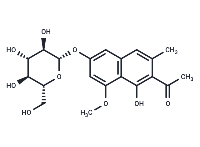 丁內(nèi)未利葡萄糖苷,Tinnevellin glucoside