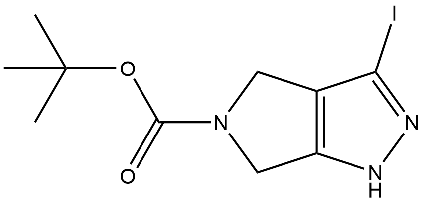 3-碘-1H,4H,5H,6H-吡咯并[3,4-c]吡唑-5-羧酸叔丁酯,tert-butyl 3-iodo-1H,4H,5H,6H-pyrrolo[3,4-c]pyrazole-5-carboxylate