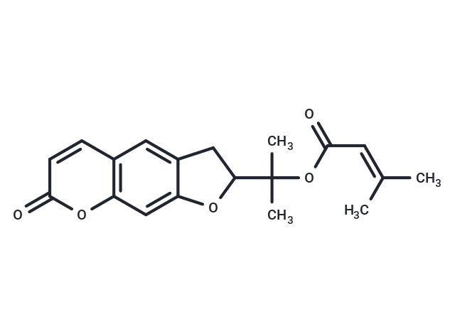 異紫花前胡內(nèi)酯異戊烯酸酯,Isopropylidenylacetyl-marmesin