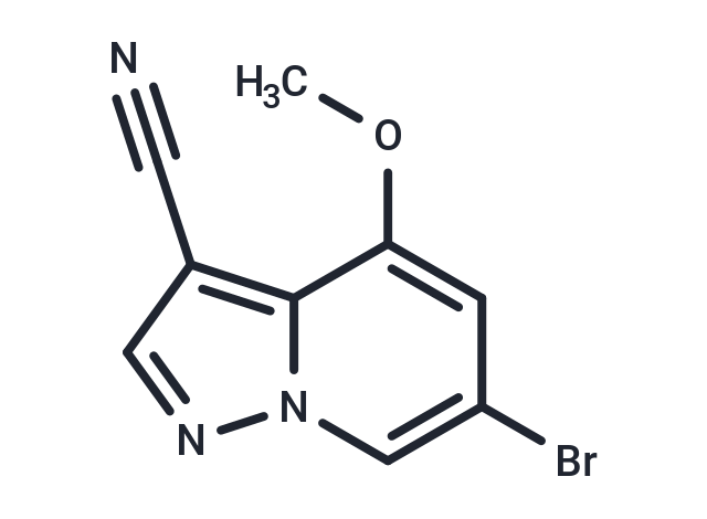 6-溴-4-甲氧基吡唑并[1,5-a]吡啶-3-甲腈,6-Bromo-4-methoxypyrazolo[1,5-a]pyridine-3-carbonitrile