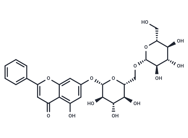 白楊素-7-O-龍膽二糖,Chrysin 7-O-beta-gentiobioside