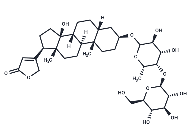 洋地黃毒苷元葡萄糖基巖藻糖苷,Glucodigifucoside