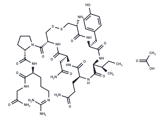 化合物[Arg8]-Vasotocin acetate,[Arg8]-Vasotocin acetate（113-80-4 free base)