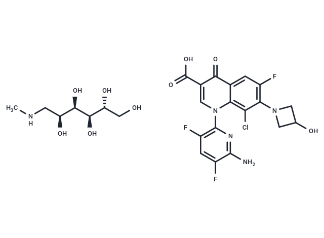 德拉沙星葡甲胺,Delafloxacin meglumine