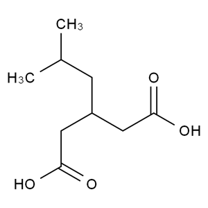 普瑞巴林雜質(zhì)2(3- Isobutylglutaric Acid),Pregabalin Impurity 2(3-Isobutylglutaric Acid)