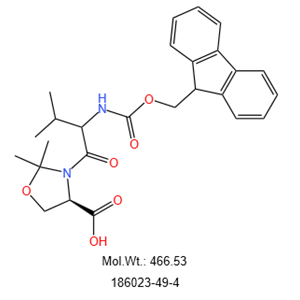 (4S)-3-[(2S)-2-[[芴甲氧羰基]氨基]-3-甲基-1-氧代丁基]-2,2-二甲基-4-惡唑烷羧酸,Fmoc-Val-Ser[PSI(Me,Me)Pro]-OH