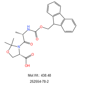 (4S)-3-[(2S)-2-[[(9H-芴-9-甲氧基)羰基]氨基]-1-氧代丙基]-2,2-二甲基-4-惡唑烷羧酸,Fmoc-Ala-Ser[PSI(Me,Me)Pro]-OH