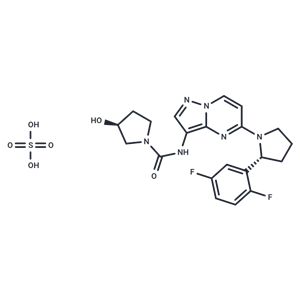 化合物 Larotrectinib sulfate|T6880|TargetMol